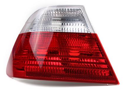 BMW Tail Light Assembly - Driver Side Outer (Clear) 63218383825